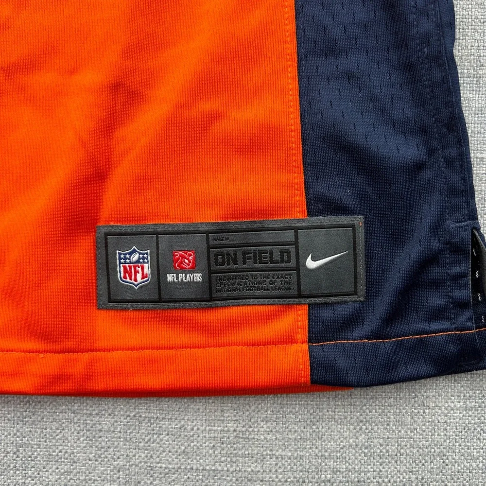 Nike Denver Broncos Peyton Manning Jersey Kids S Orange NFL Football On Field 18